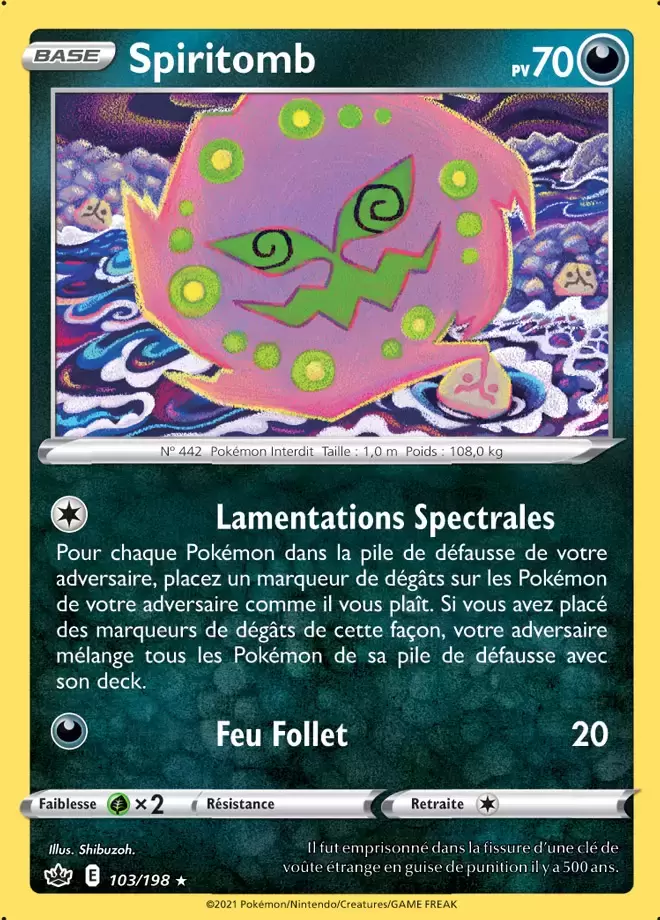 Règne de glace - Spiritomb