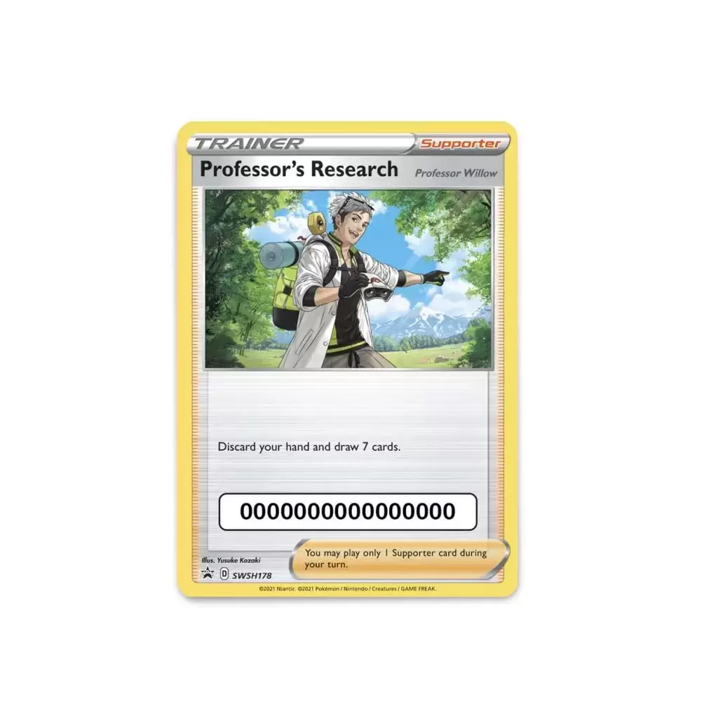 Sword & Shield Promos - Professor\'s Research - Professor Willow