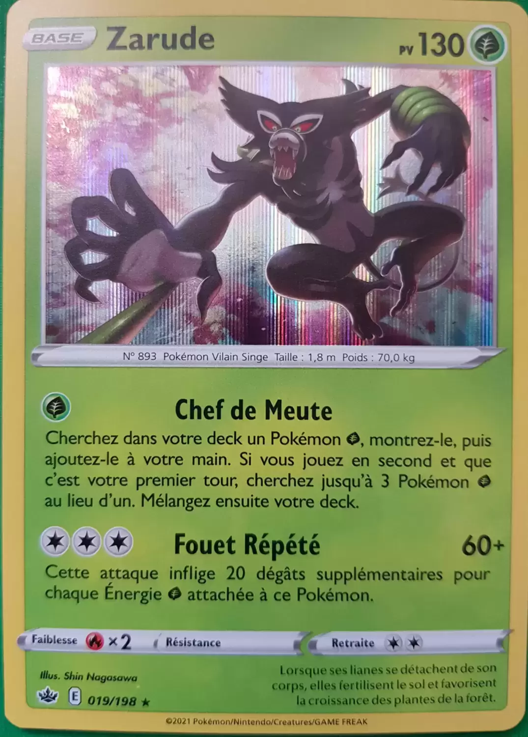 Règne de glace - Zarude Holographique