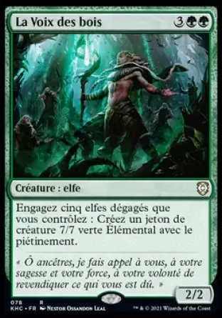 Commander : Kaldheim - La Voix des bois