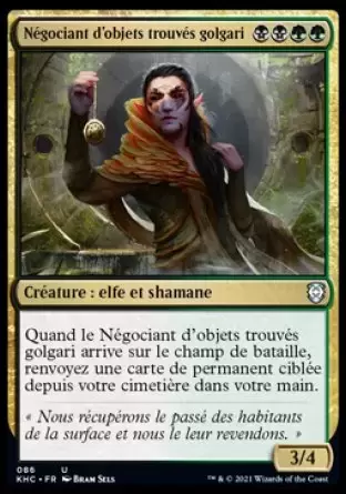 Commander : Kaldheim - Négociant d\'objets trouvés golgari