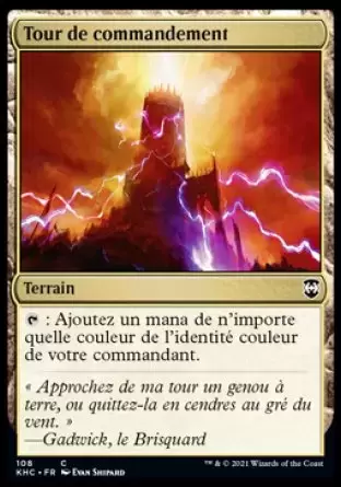 Commander : Kaldheim - Tour de commandement