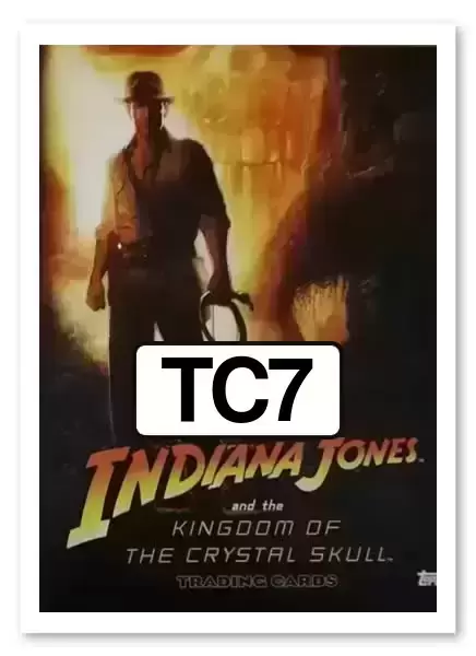 Indiana Jones Kingdom of the Crystal Skull - Poison! (Indy with whip and sword) - Treasure Card