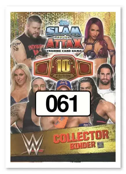 Slam Attax 10th Edition - Sasha Banks vs Charlotte Flair (Hell in a Cell 2016) - OMG
