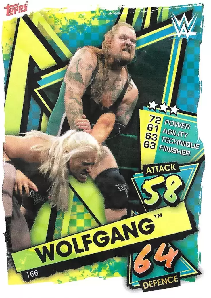 Slam Attax 2021 - Wolfgang - WWE Superstars