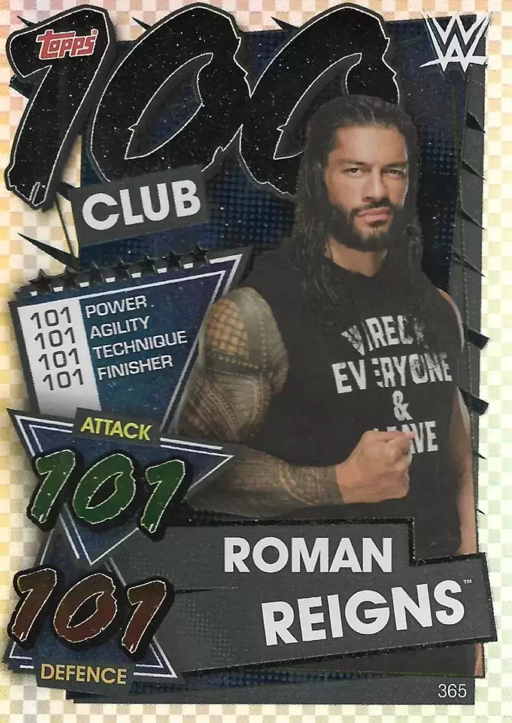 Slam Attax 2021 - Roman Reigns - 101 Card
