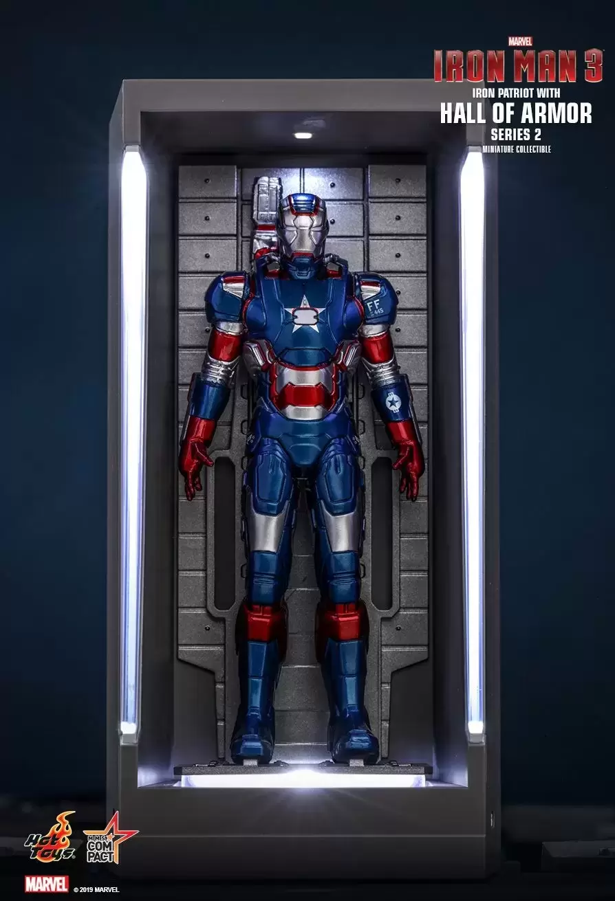 MMS Compact (Movie MasterPiece Compact) - Iron Patriot - Hall of Armor (Series 2)