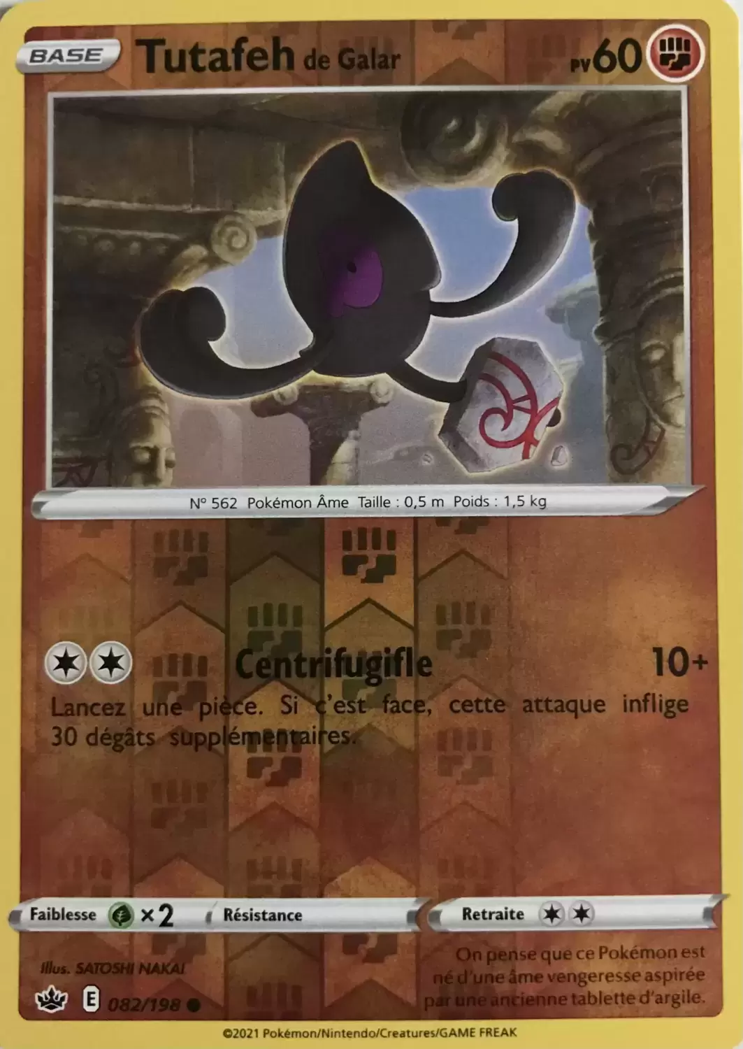 Règne de glace - Tutafeh de Galar Reverse