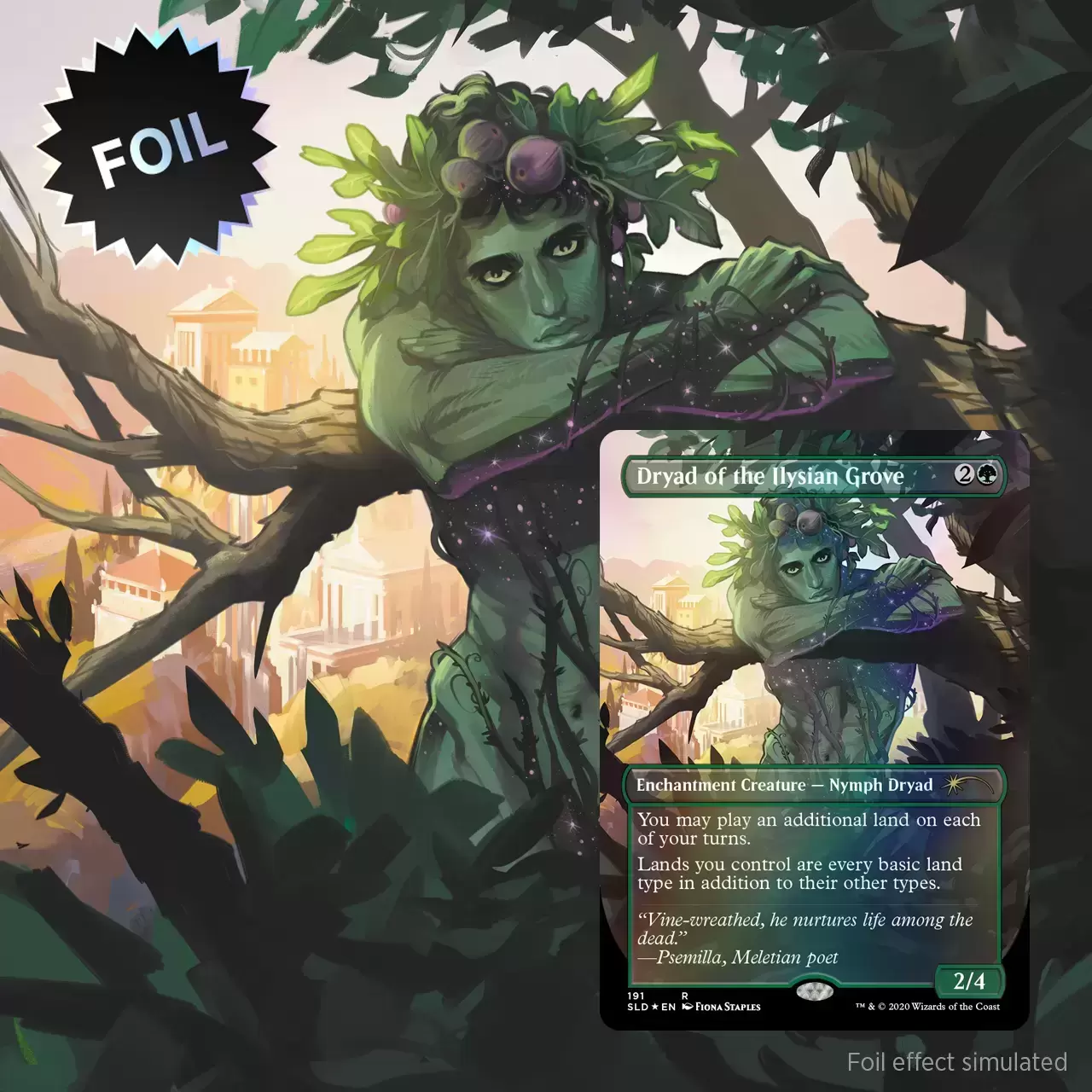 Secret Lair Drop - Dryad of the Ilysian Grove - Foil