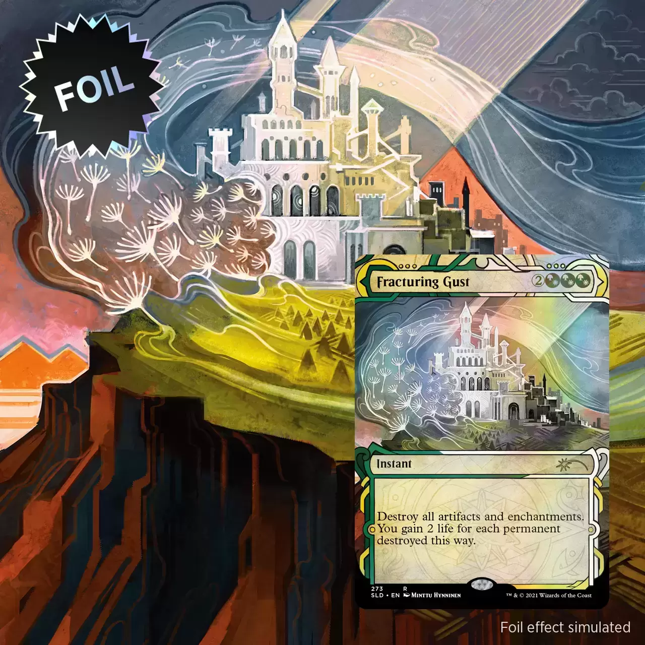Secret Lair Drop - Fracturing Gust - Foil