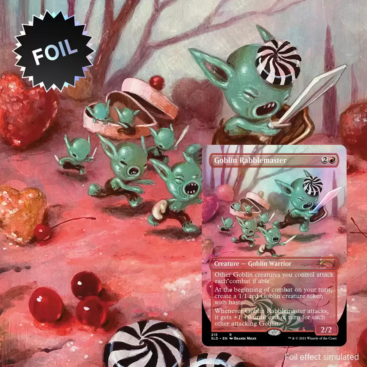 Secret Lair Drop - Goblin Rabblemaster - Foil