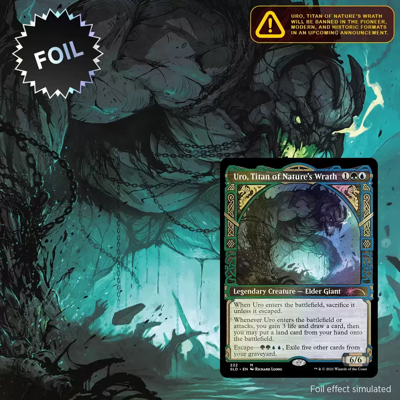Secret Lair Drop - Uro, Titan of Nature\'s Wrath - Foil