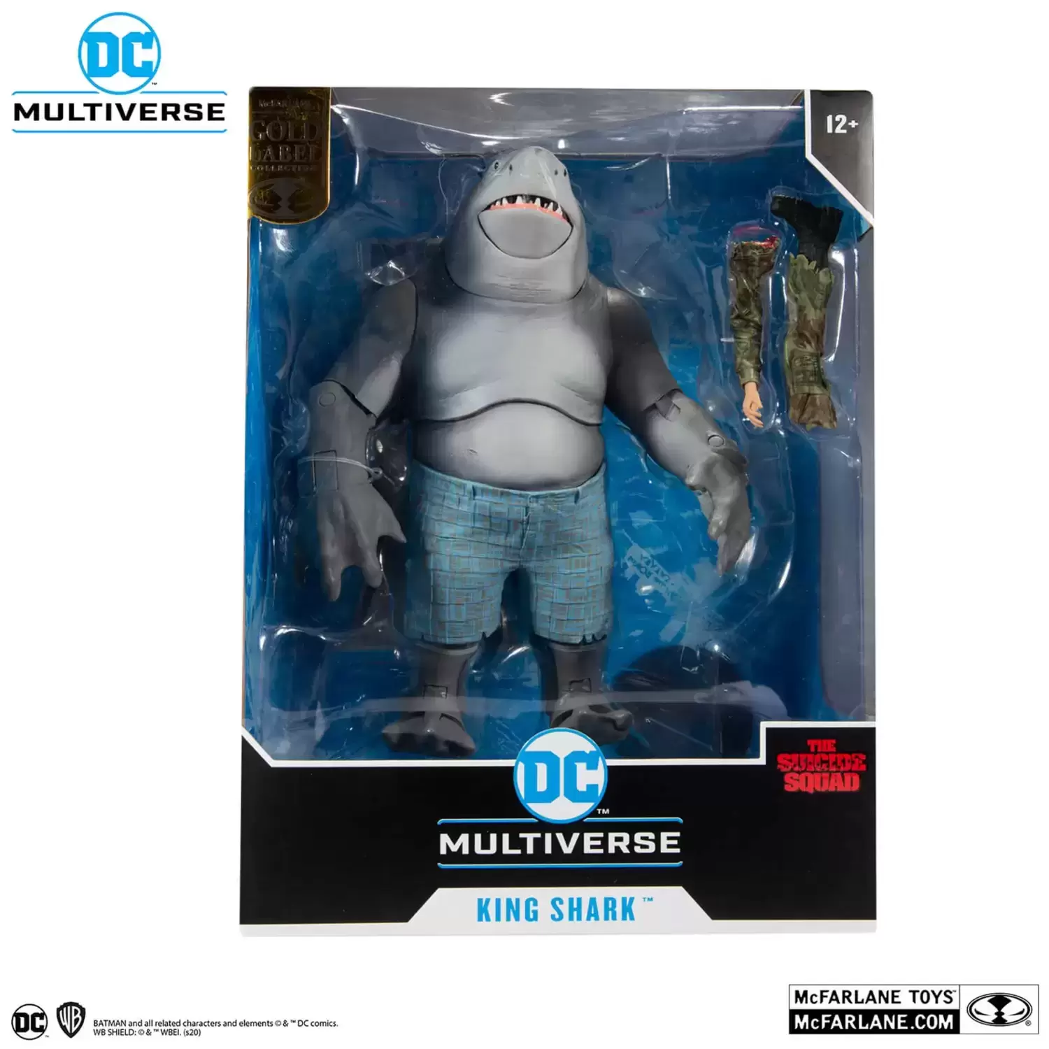 McFarlane - DC Multiverse - King Shark - The Suicide Squad (Gold Label)