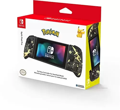 Matériel Nintendo Switch - Split Pad Pro - Pokémon: Pikachu noir et doré