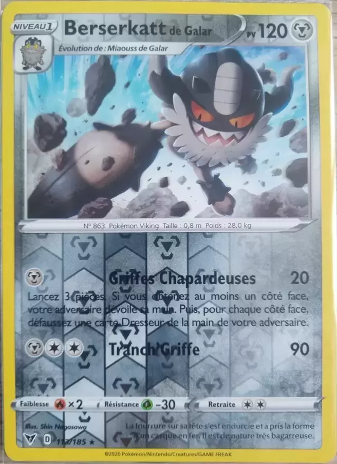 Voltage Eclatant - Berserkatt de Galar Reverse