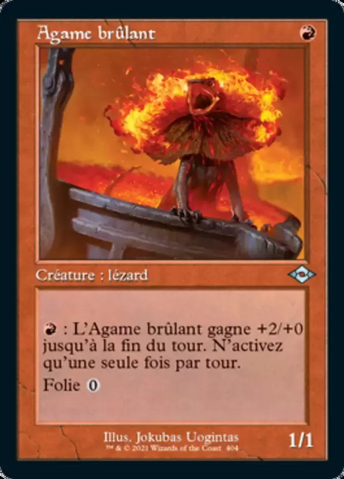 Horizons du Modern II - Agame brûlant