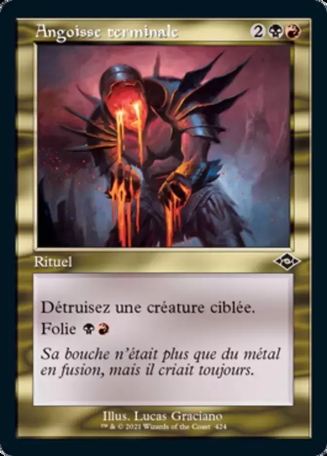 Horizons du Modern II - Angoisse terminale