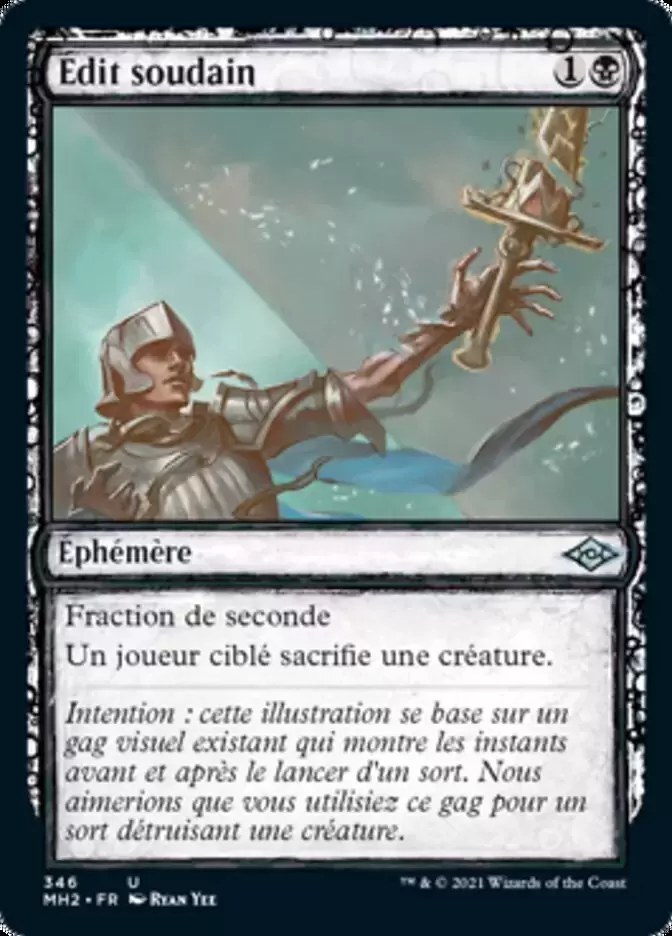 Horizons du Modern II - Édit soudain