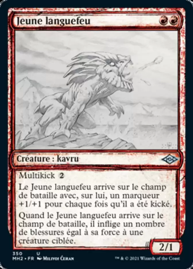 Horizons du Modern II - Jeune languefeu