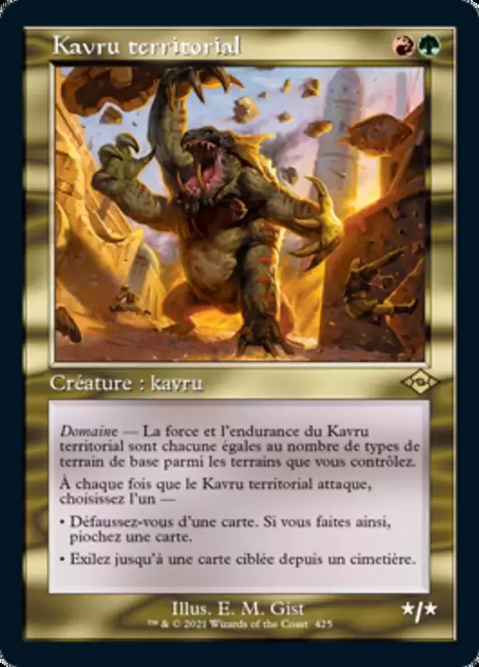 Horizons du Modern II - Kavru territorial