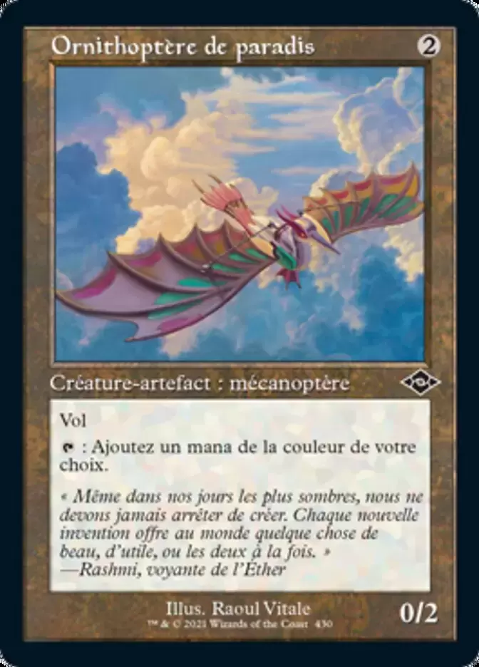 Horizons du Modern II - Ornithoptère de paradis