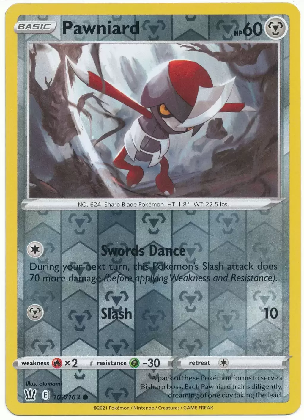 Battle Styles - Pawniard Reverse