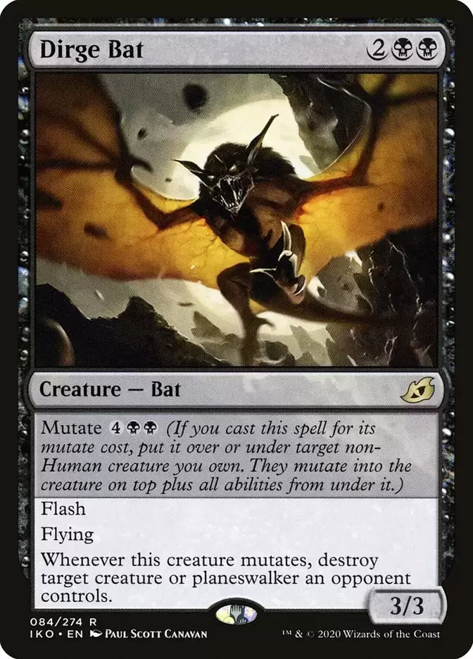 Ikoria : La Terre des Béhémoths - Chauve-souris funèbre - Foil