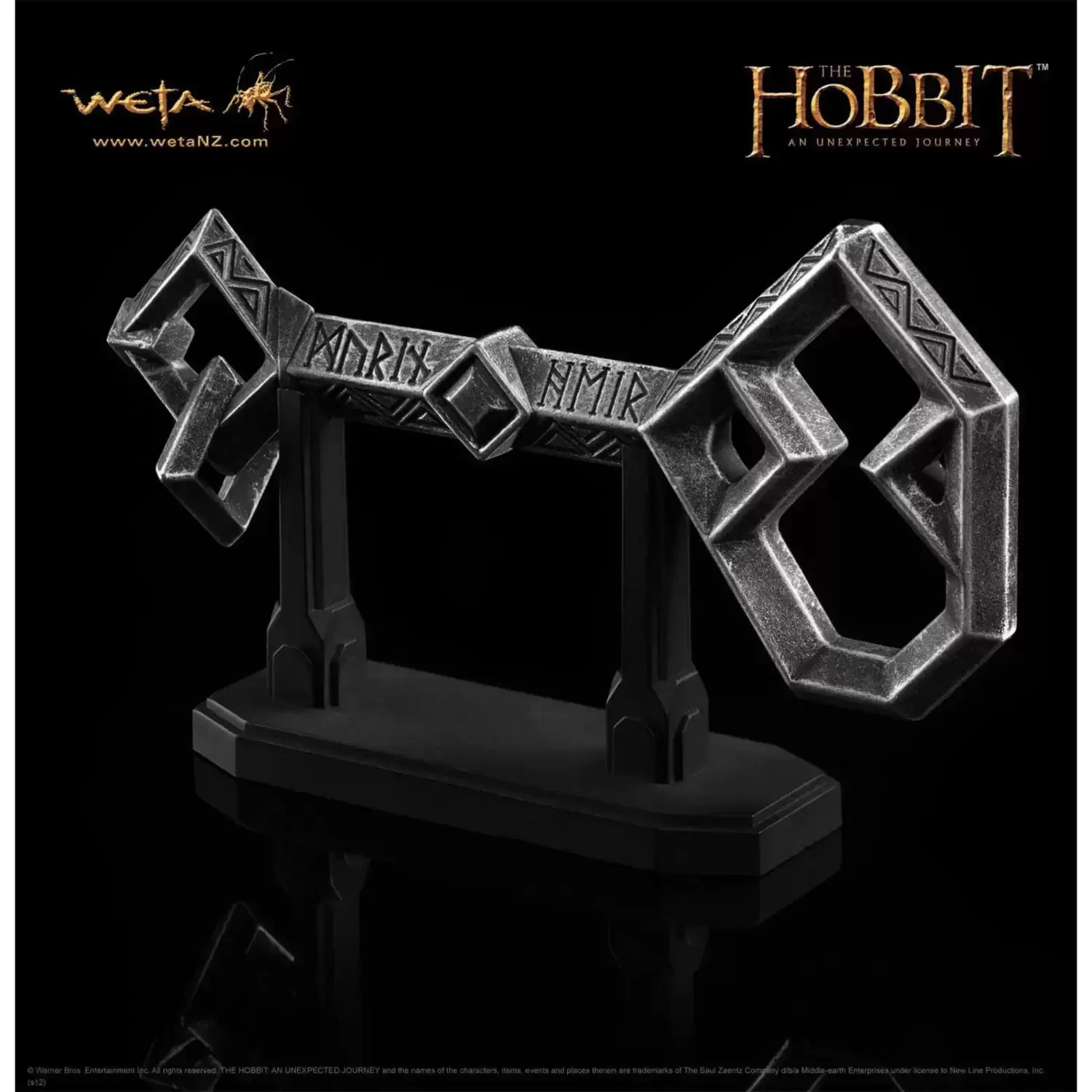 Weta Lord of The Rings - The Hobbit - Key to Erebor Replica