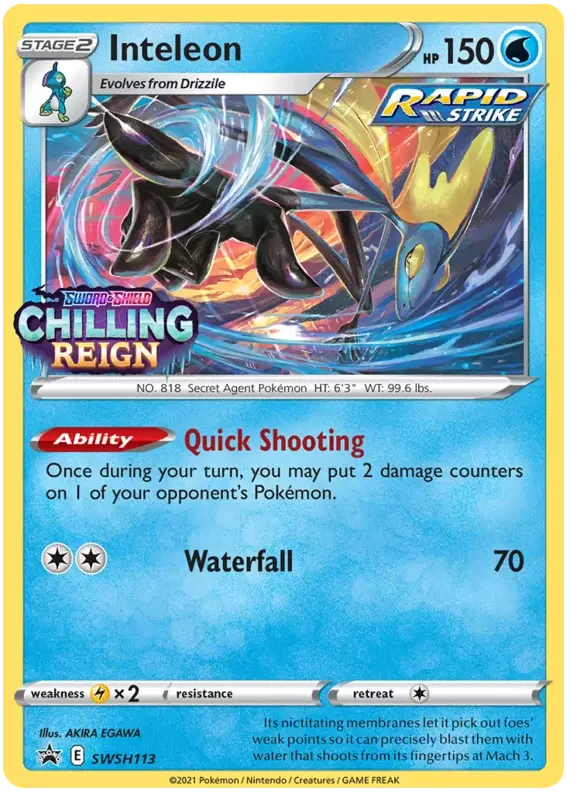 Sword & Shield Promos - Inteleon