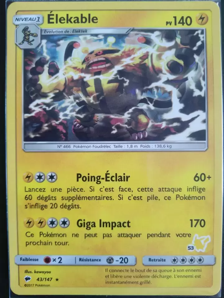 Académie de Combat - Deck Pikachu - Élekable