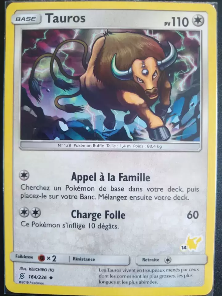 Académie de Combat - Deck Pikachu - Tauros