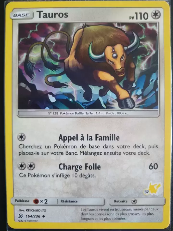 Académie de Combat - Deck Pikachu - Tauros