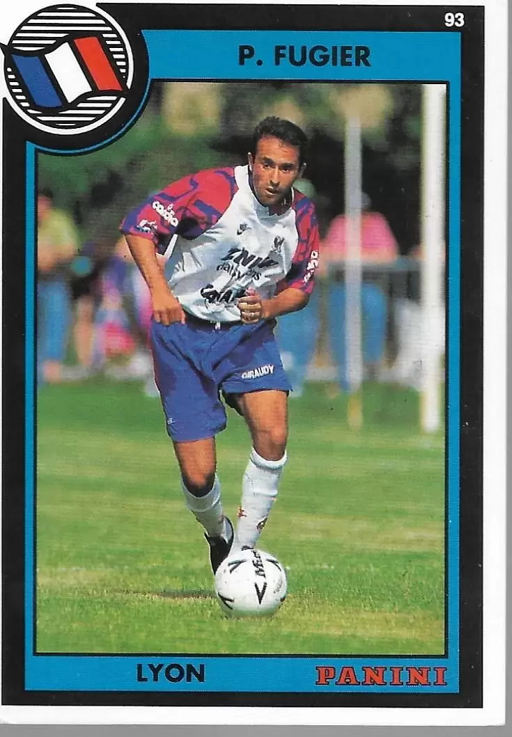 Panini Official Football Cards 1993 - Pascal Fugier