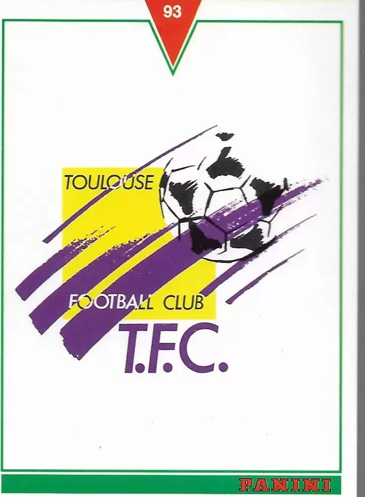 Panini Official Football Cards 1993 - Toulouse