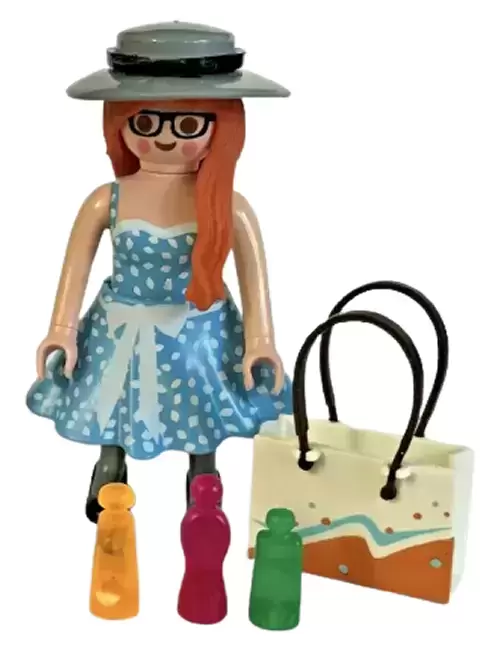 PLAYMOBIL PERSONNAGE PETITE FILLE GIRL CHATAIN