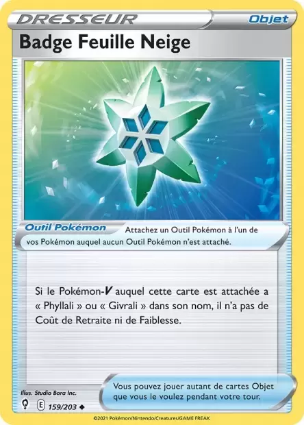 Évolution Céleste - Badge Feuille de Neige