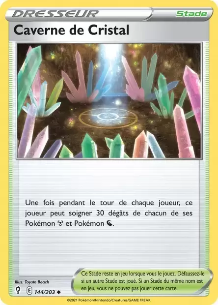 Évolution Céleste - Caverne de Cristal