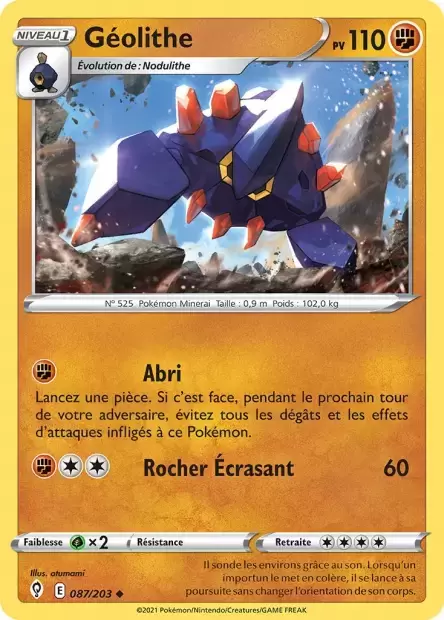 Évolution Céleste - Géolithe