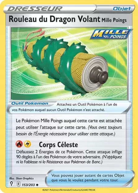 Évolution Céleste - Rouleau du Dragon Volant Mille Poings