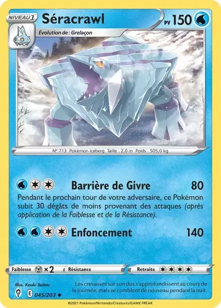 Évolution Céleste - Séracrawl