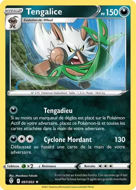 Évolution Céleste - Tengalice
