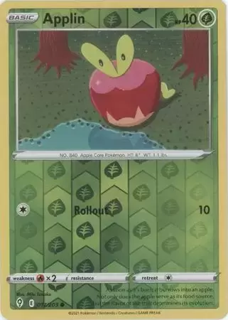 Evolving Skies - Applin Reverse