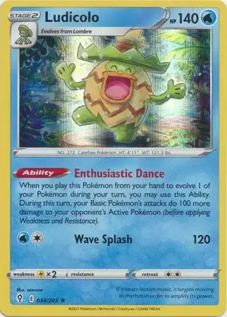 Evolving Skies - Ludicolo Holographique