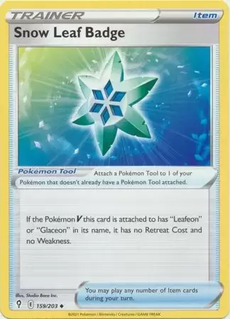 Evolving Skies - Snow Leaf Badge