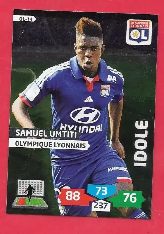 Adrenalyn XL 2013-2014 (France) - Samuel Umtiti - Olympique Lyonnais - IDOLE