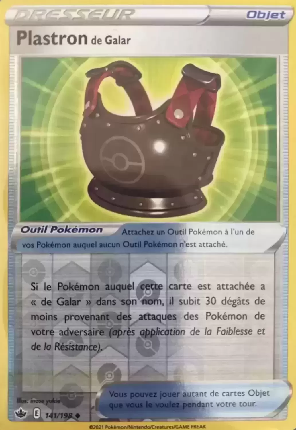 Règne de glace - Plastron de Galar Reverse