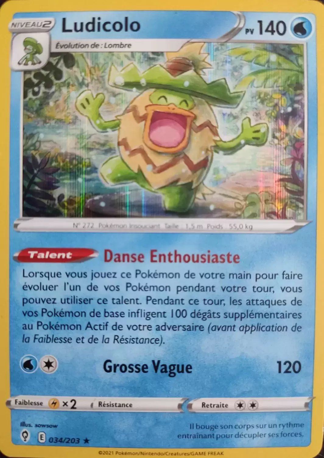 Évolution Céleste - Ludicolo holographique