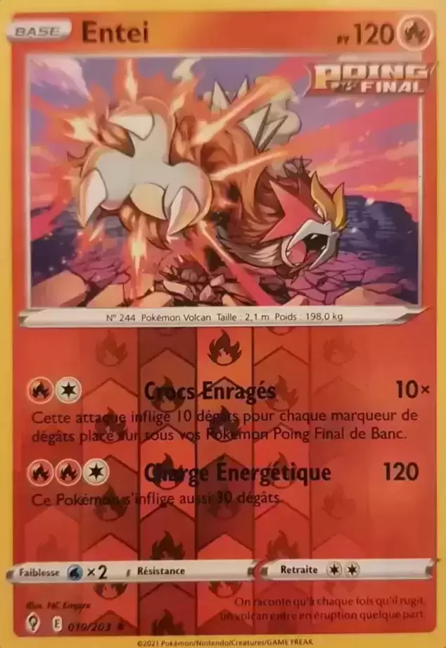 Évolution Céleste - Entei Reverse
