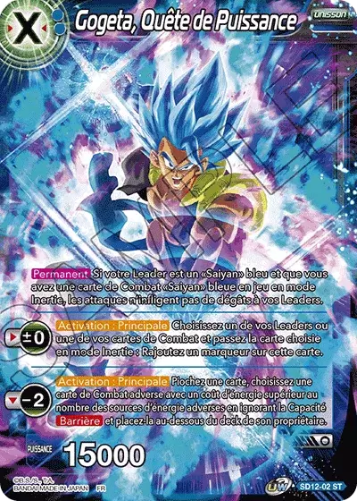 Spirit of Potara [SD12] - Gogeta, Quête de Puissance