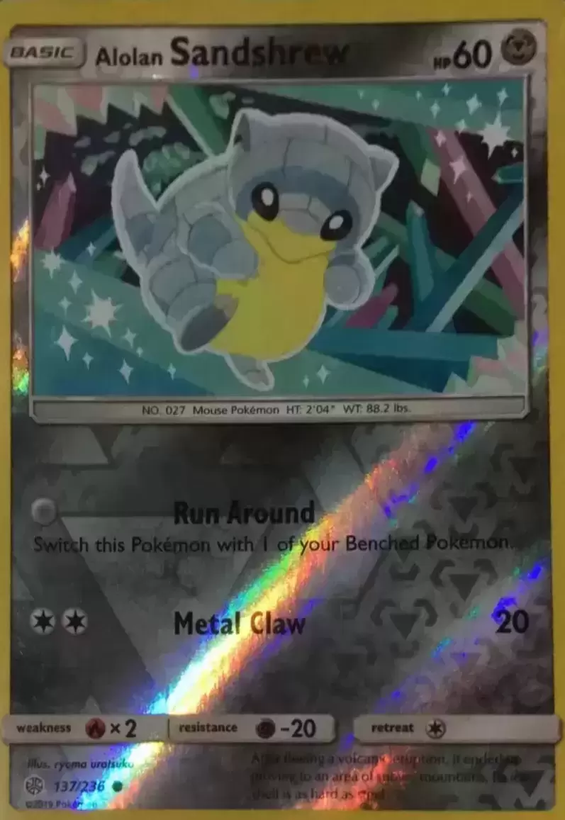 Cosmic Eclipse - Alolan Sandshrew Reverse